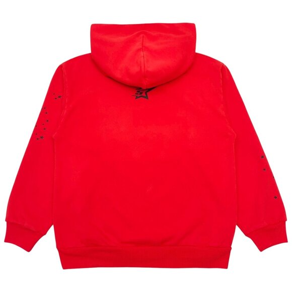 Sp5der P*NK V2 Hoodie Sweatshirt Red | Spider Worldwide - Picture 2 of 6